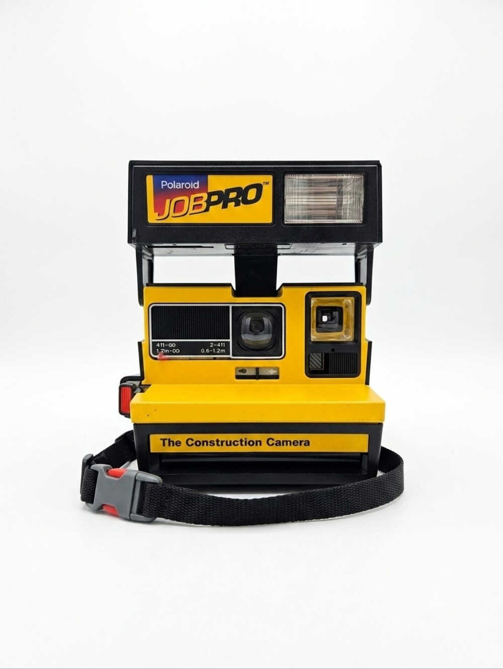Vintage Polaroid JobPro 600 Instant Film Camera Yellow Black Construction